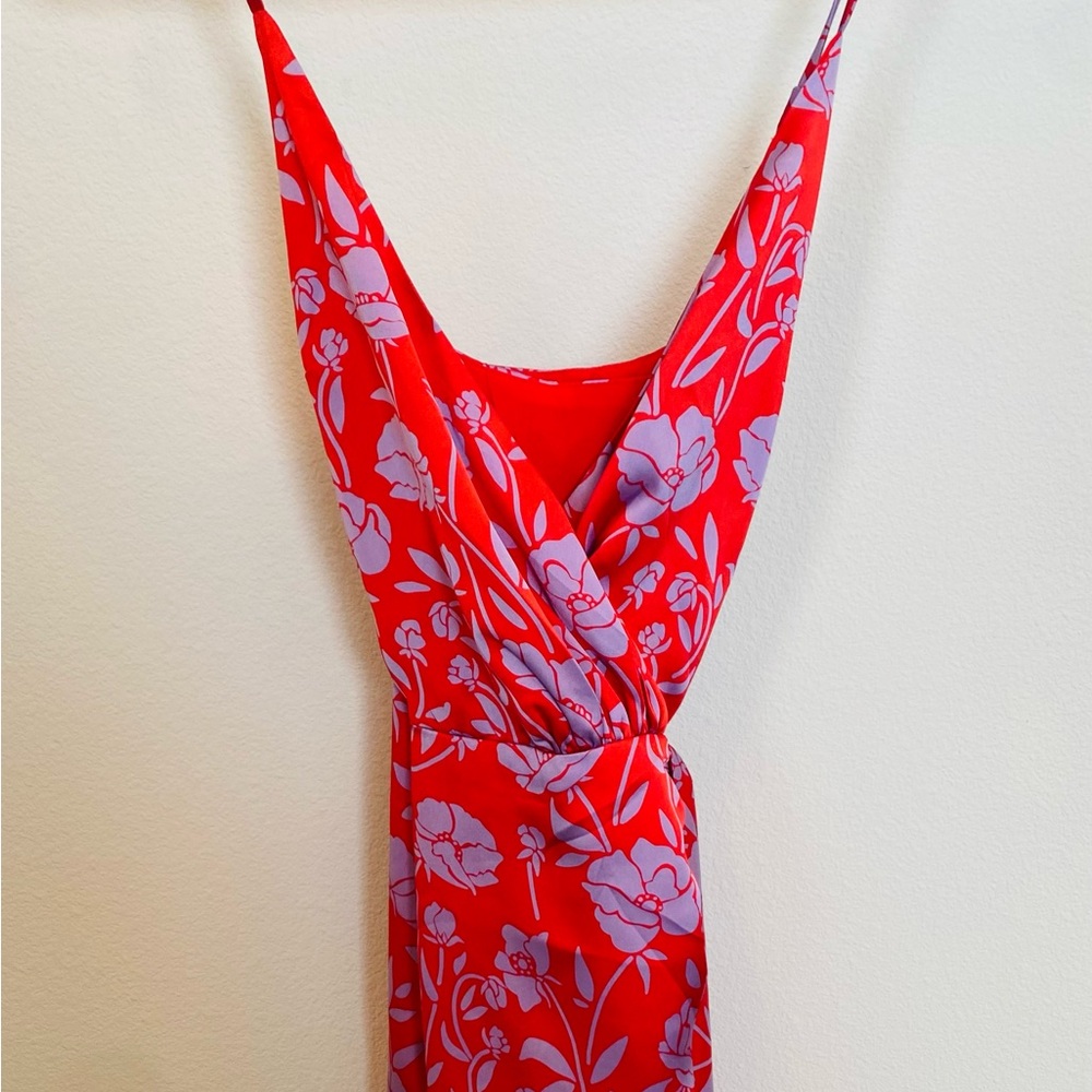 Kamala Mini Dress in Red & Purple Floral,
Lovers and Friends